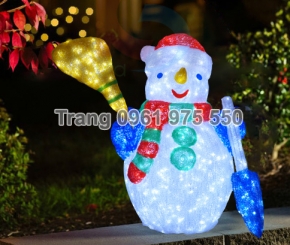 Đèn LED 3D Người Tuyết